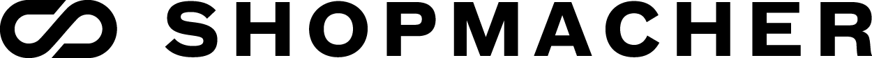 Wort-Bildmarke Shopmacher_horizontal_schwarz