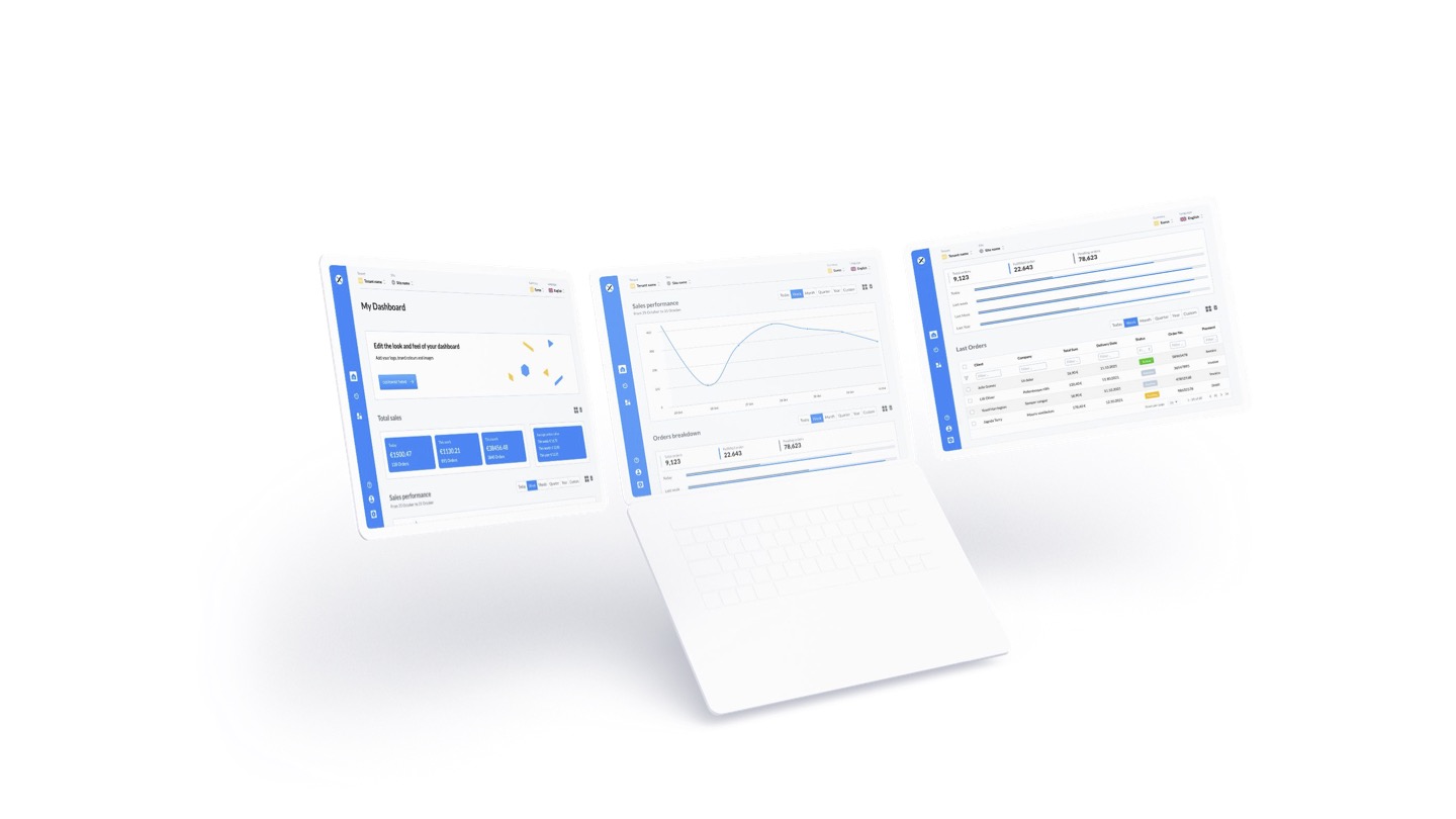 Emporix Management Dashboard Overview